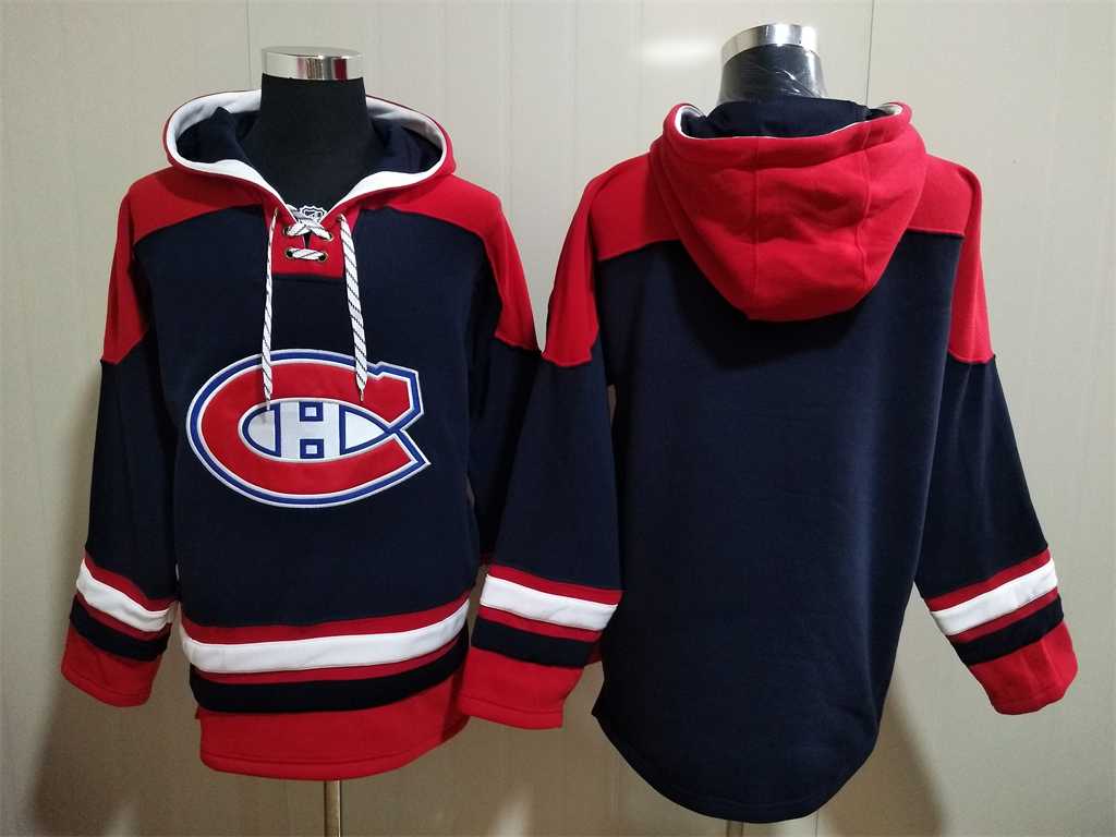 Canadiens Customized Mens's Navy Blue All Stitched Sweatshirt Hoodie,We sell and wholesale Canadiens Customized Mens's Navy Blue All Stitched Sweatshirt Hoodie on line form chian!